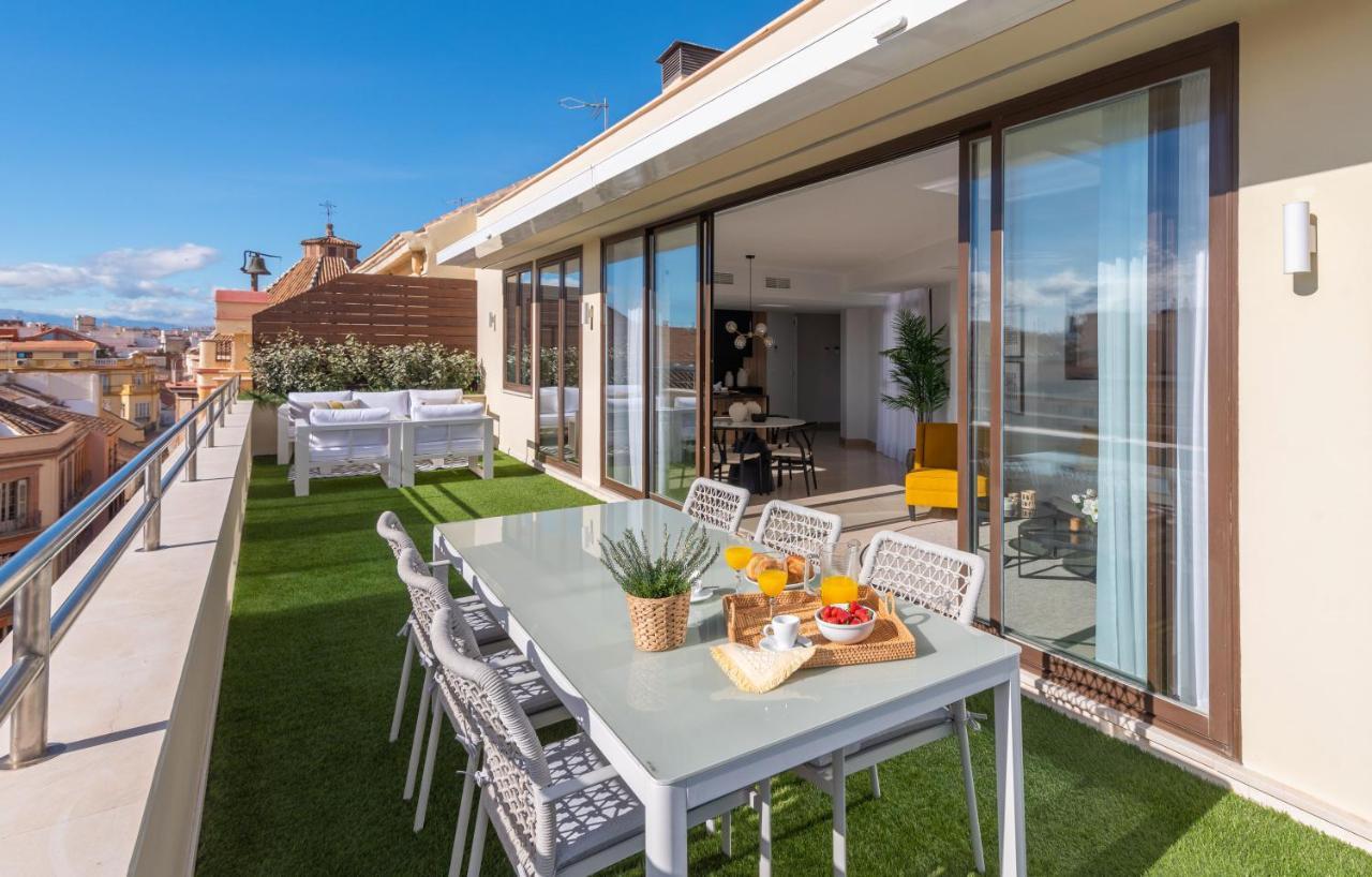 Exclusive Penthouse & Terrace By Ele Apartments Málaga Eksteriør billede
